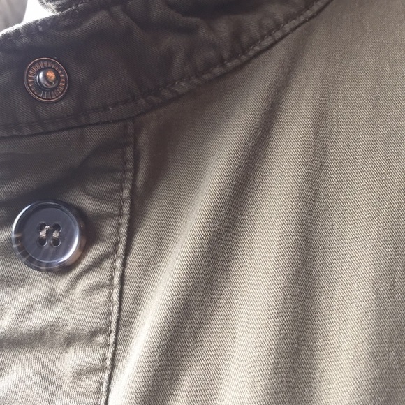 Love tree Army green jacket size large patchwork - Picture 3 of 6